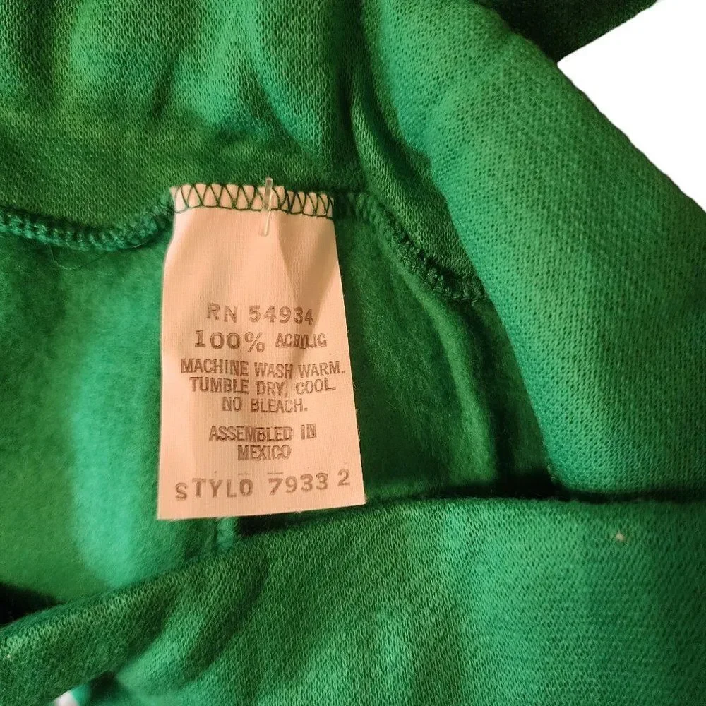 Vintage 80s Speedo Drawstring Waist Joggers Pants Womens Size XS Green